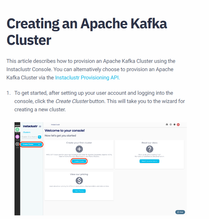 Instaclustr Kafka instruction